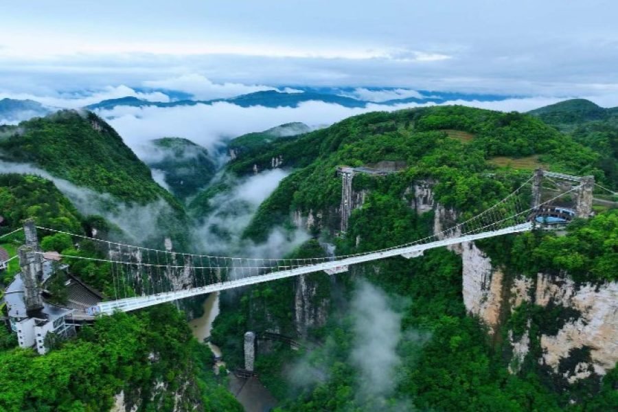 Baofeng Lake & Zhangjiajie Grand Canyon Glass Bridge Day Tour
